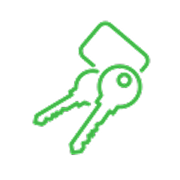 Icon of keys to a building