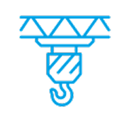 Icon representing factory building